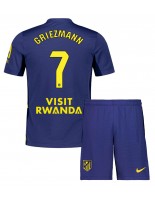 Atletico Madrid Antoine Griezmann #7 Bortedraktsett Barn 2025-26 Korte ermer (+ bukser)